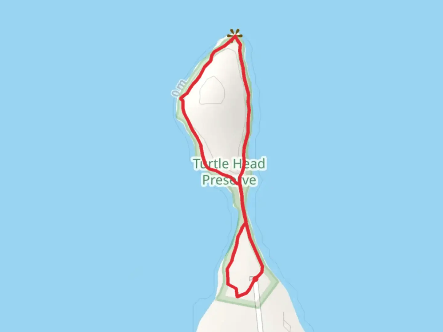 An image depicting the trail Turtle Head Loop and its surrounding area.