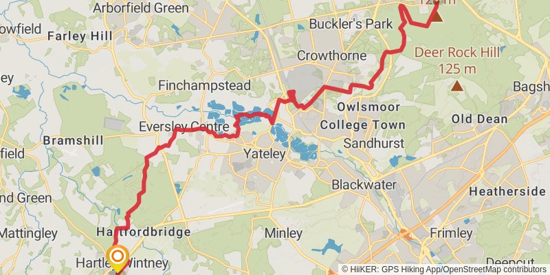 15 Loop Walk from Ascot stage 2 Map