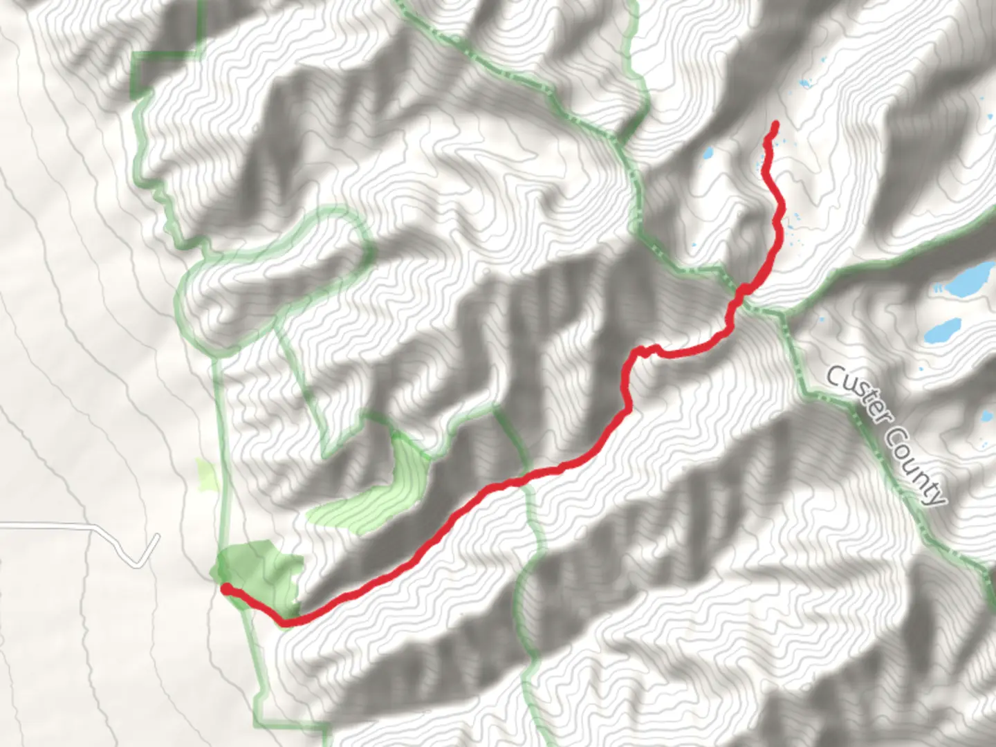 An image depicting the trail Garner Trail and its surrounding area.
