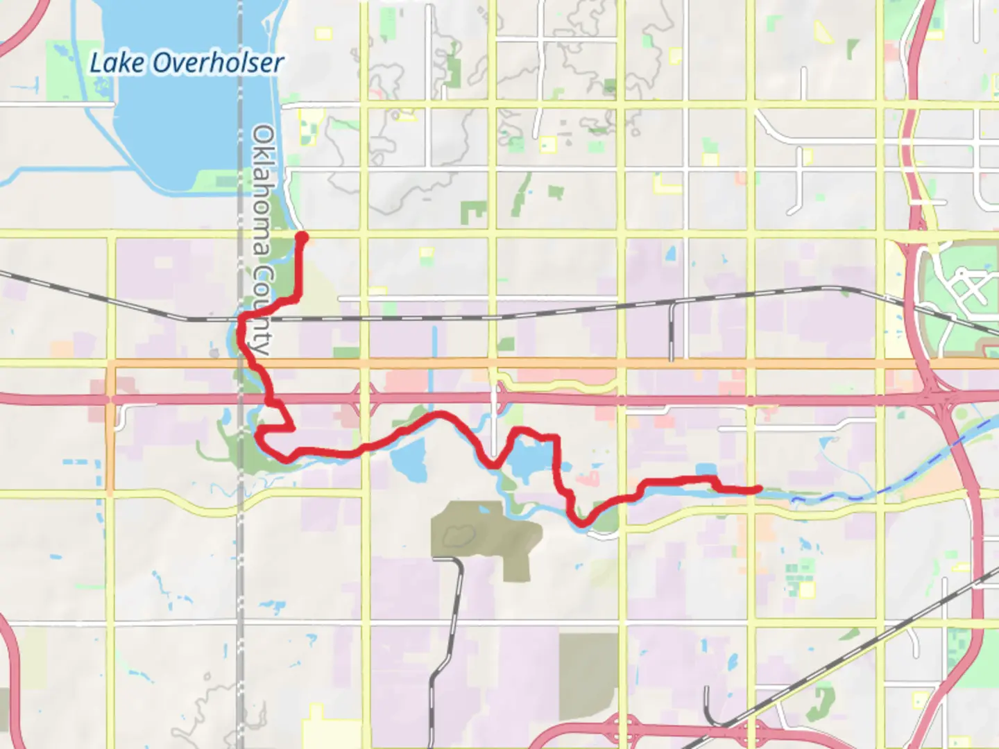 An image depicting the trail Crystal Lake - West River Trail and its surrounding area.