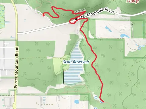 Osprey Connector Trail via Timber Mesa Trail