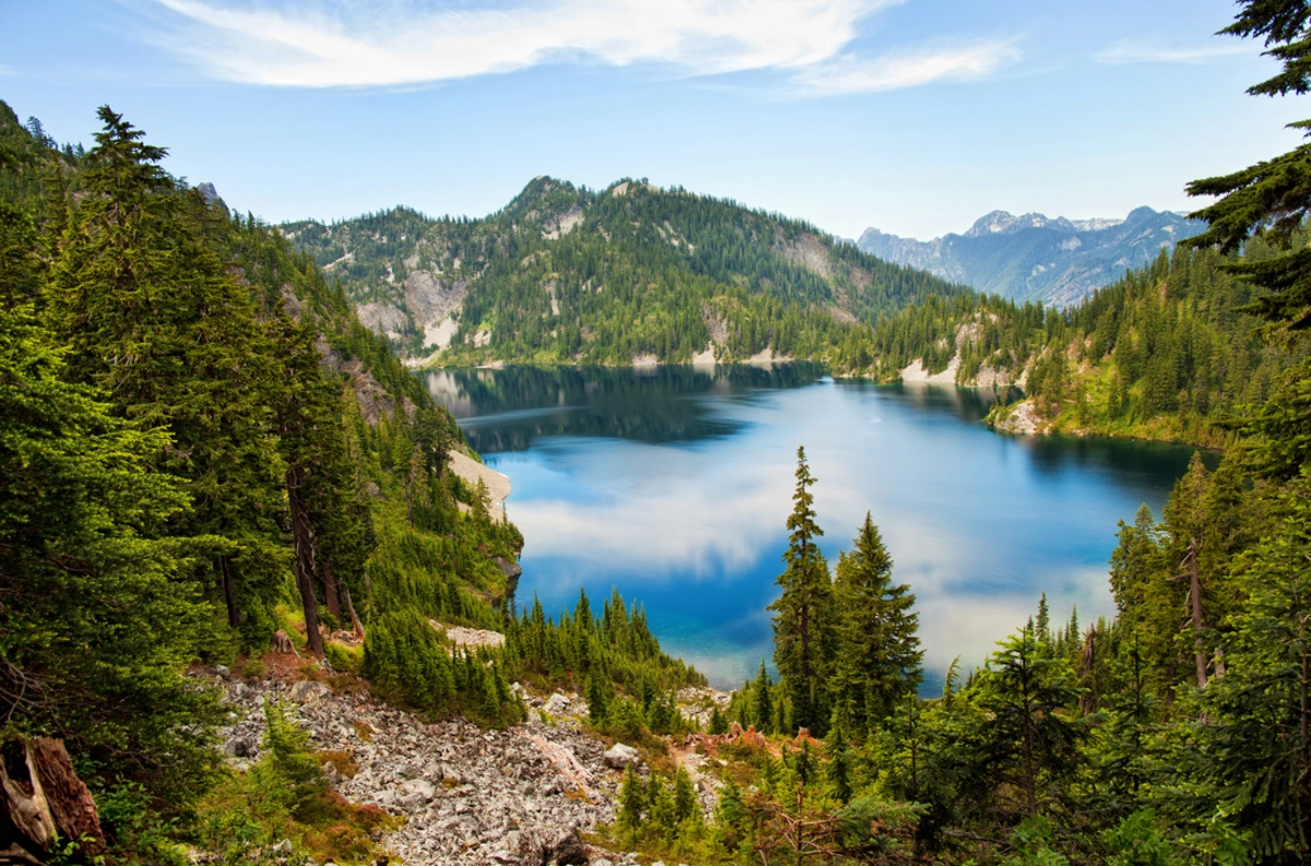 Source Lake View via Snow Lake Trail
