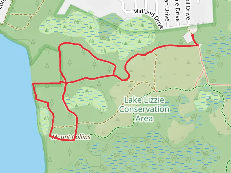 Mount Collins and North Loop Trail