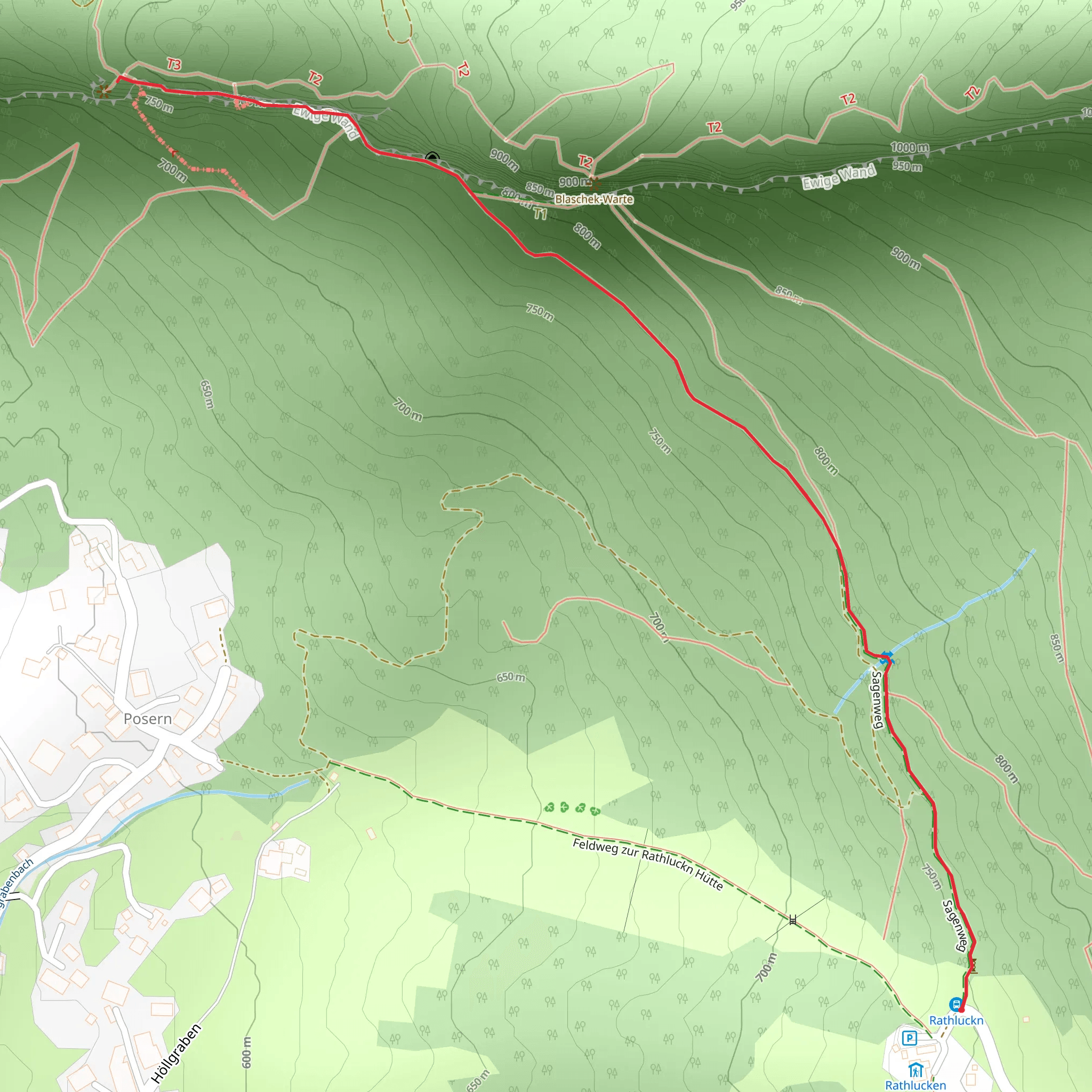 Bad Goisern Mountain mobile static map