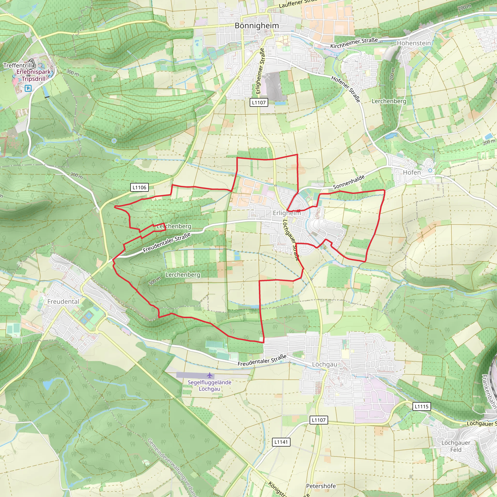 Spechtweg mobile static map