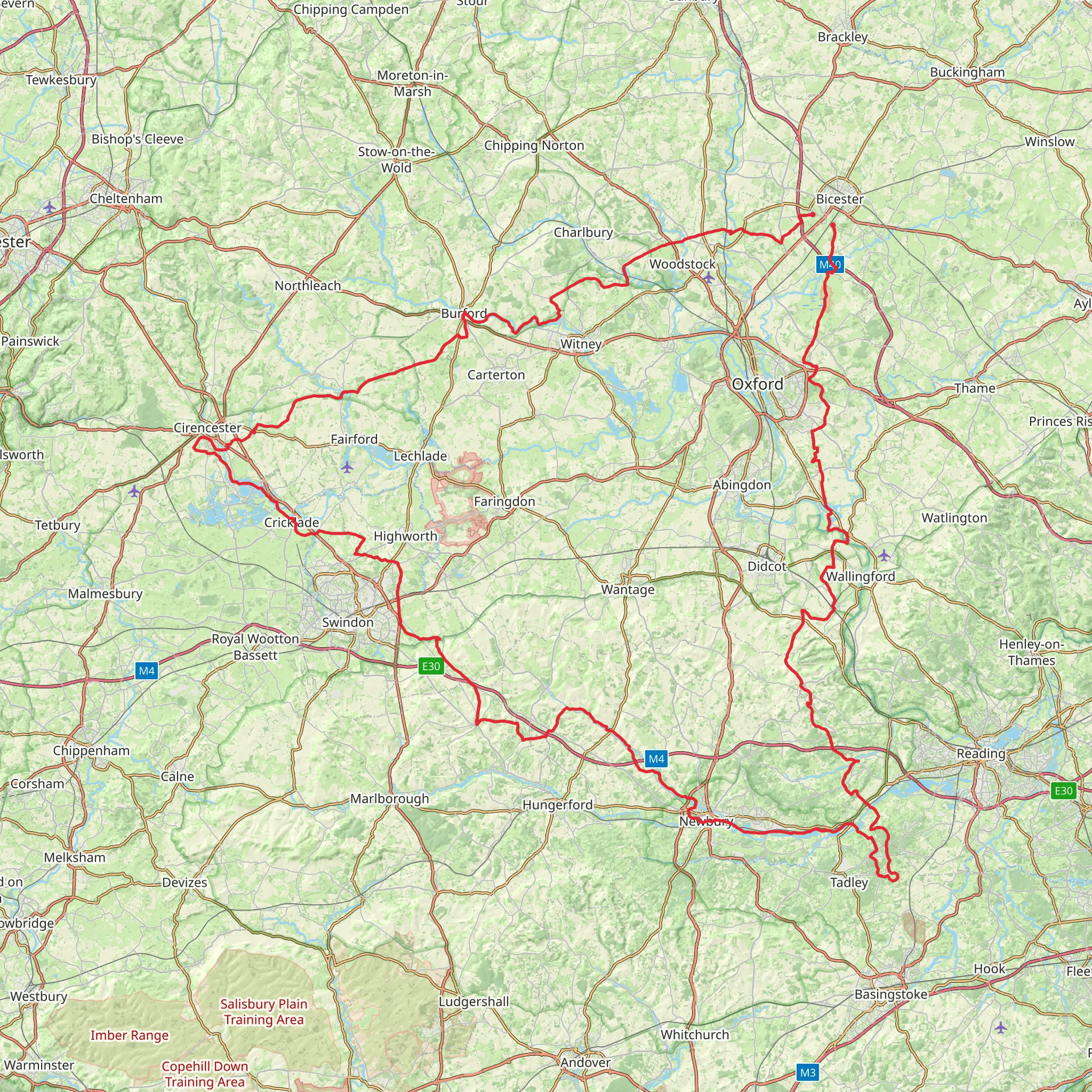 Roman Way mobile static map