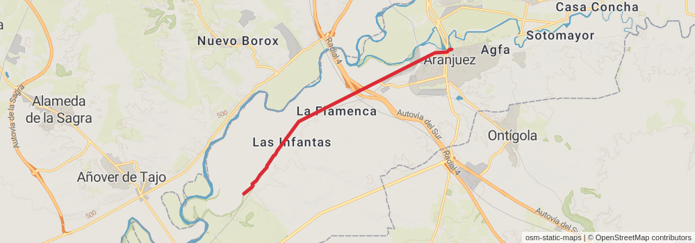 GR 113 Camino Natural del Tajo stage 22 Map
