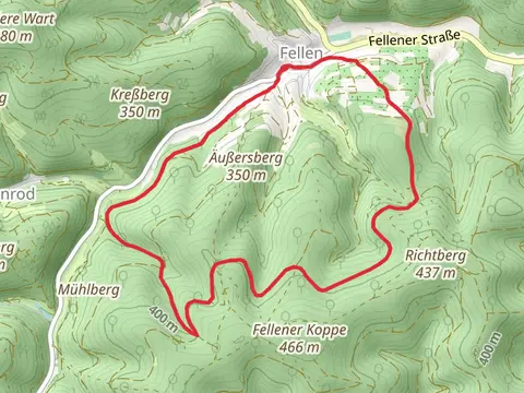 Schwarzer Fuchs Rundwanderweg Fellen