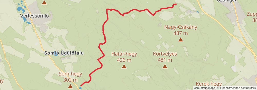 National Blue Trail - OKT stage 24 Map