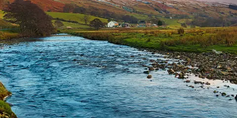 An image depicting the trail Howgills and Limestone Trail and its surrounding area.