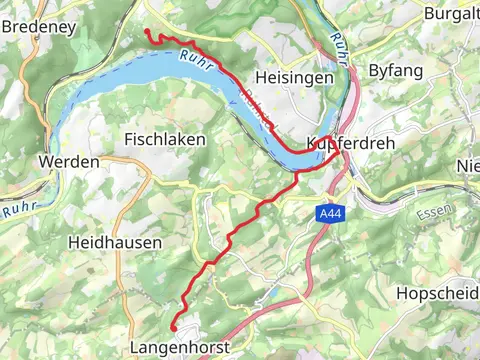 Baldeneysee to Langenhorst Walk