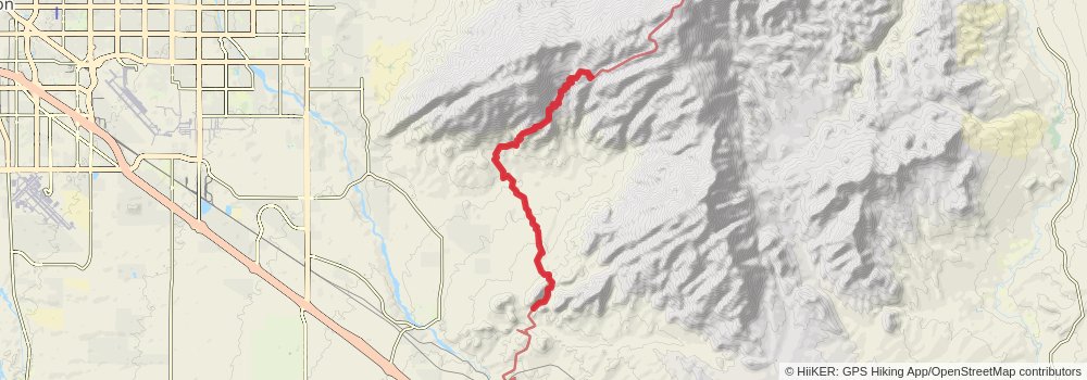 Arizona Trail stage 12 Map