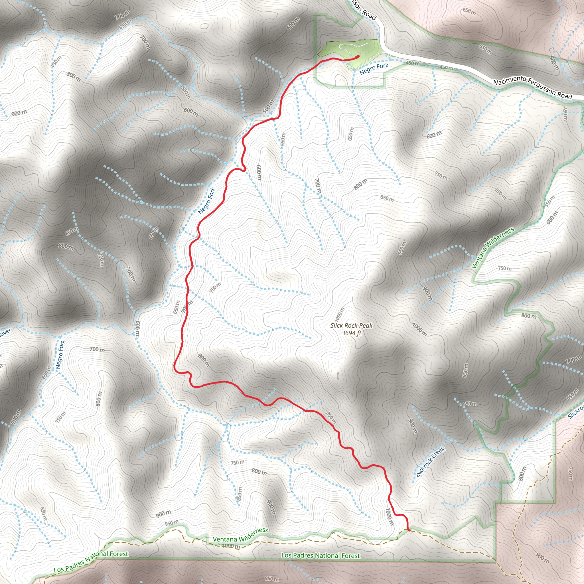 Slick Rock Trail mobile static map