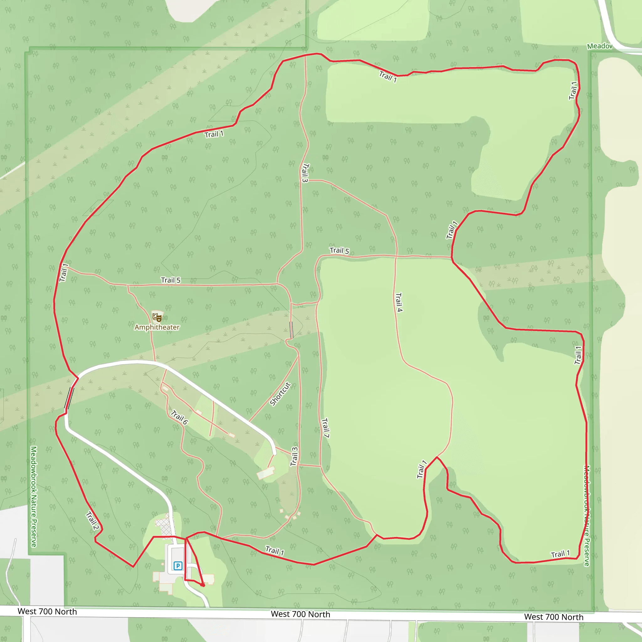 Trail 1 and Trail 2 Loop mobile static map