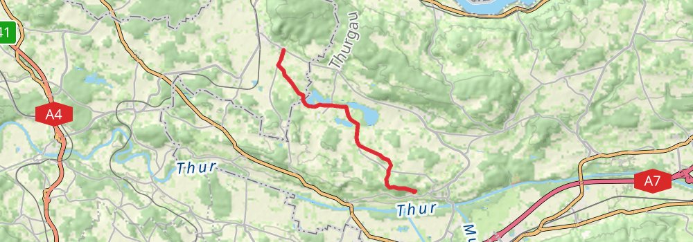 Camino Blumberg-Geneva via Frauenfeld stage 3 Map