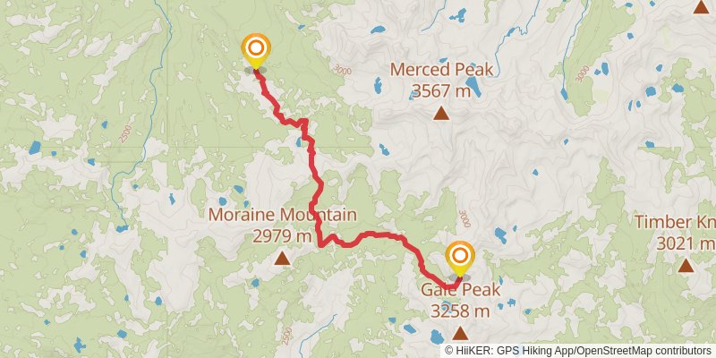 Theodore Solomons Trail stage 2 Map