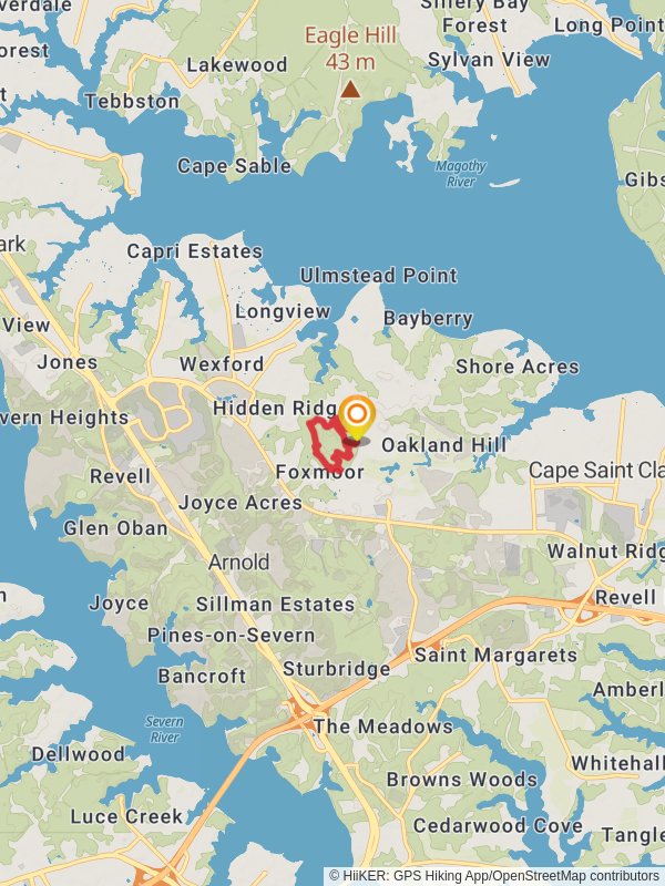 Broadneck, Greenhill Overlook and Shack Loop Trail