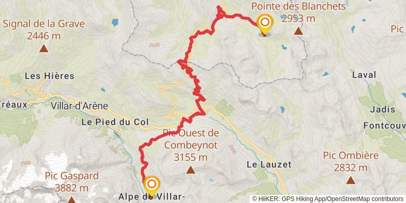 HexaTrek stage 135 Map