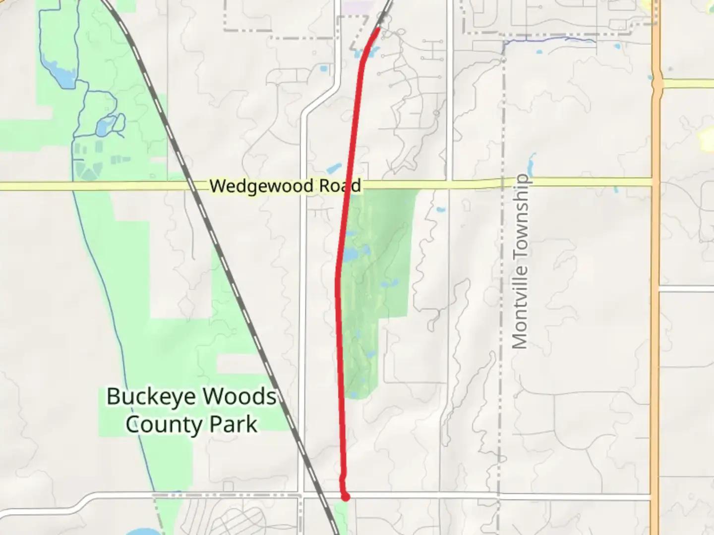 An image depicting the trail Chippewa Rail Trail and its surrounding area.