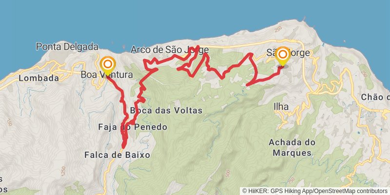 Rota Circula De Madeira stage 11 Map