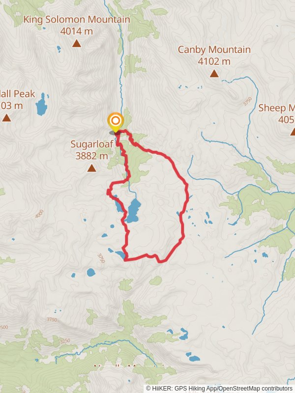Cunningham Gulch Trail and Highland Mary Trail Loop