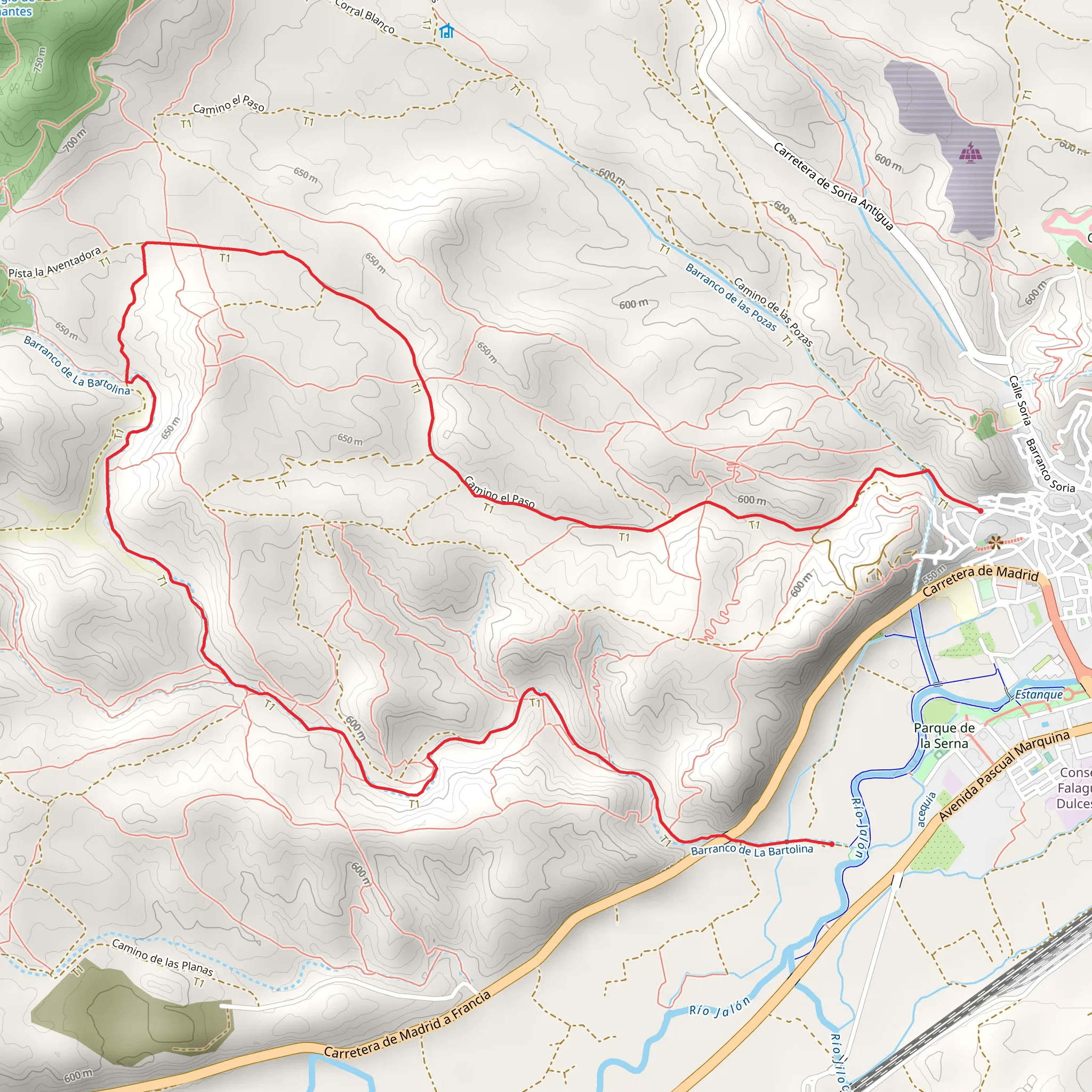 Calatayud Route SL Z 8 mobile static map