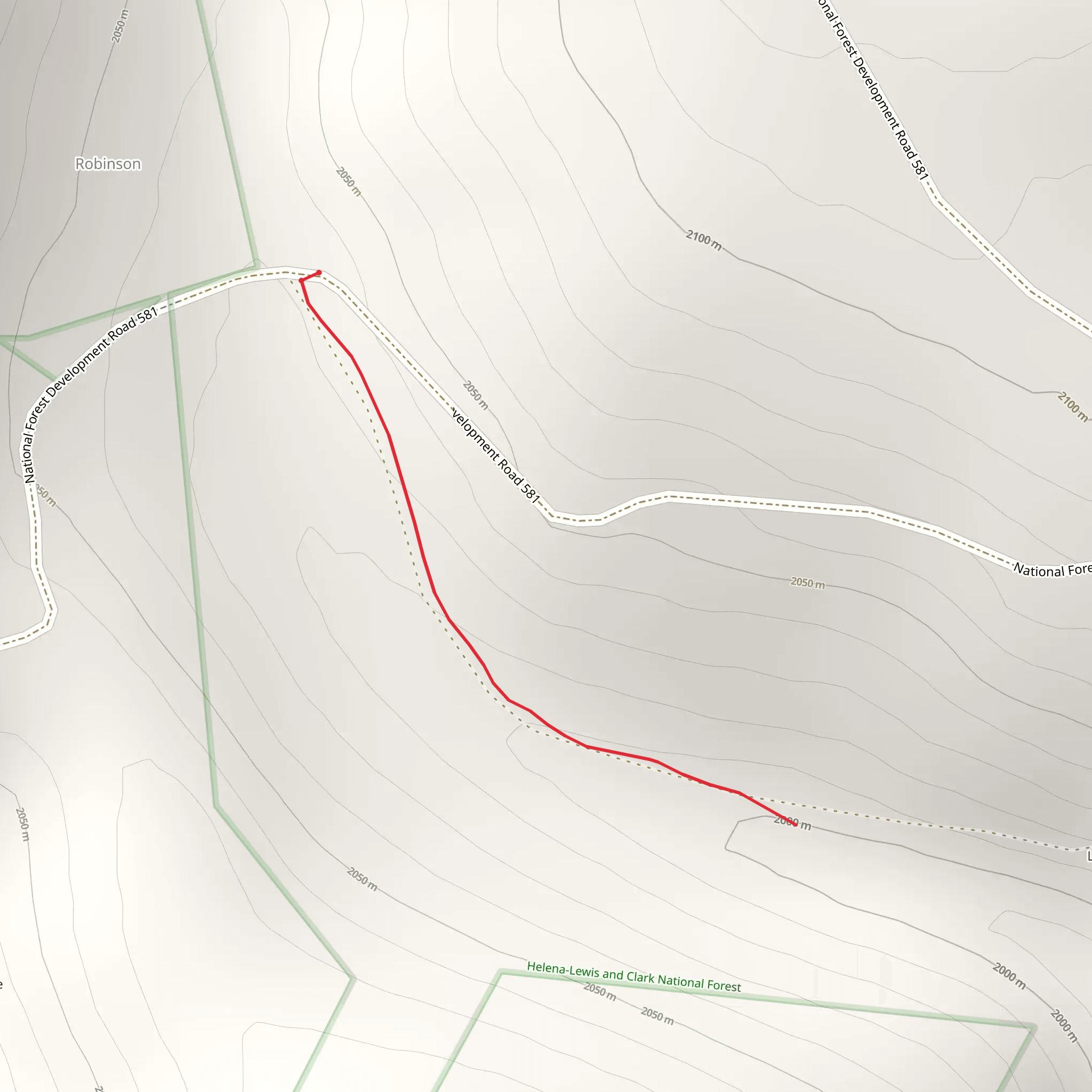 Lucky Dollar Trail mobile static map