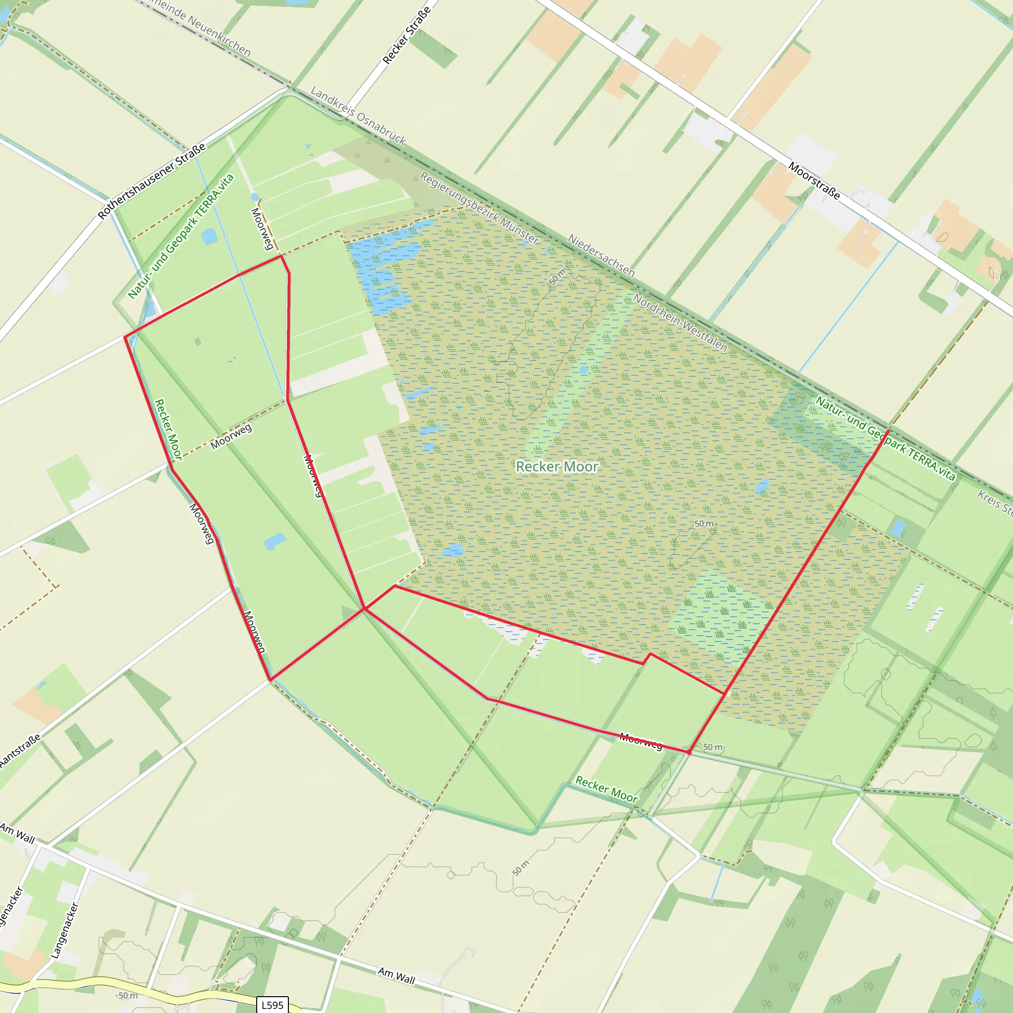 Recker Moor Loop mobile static map