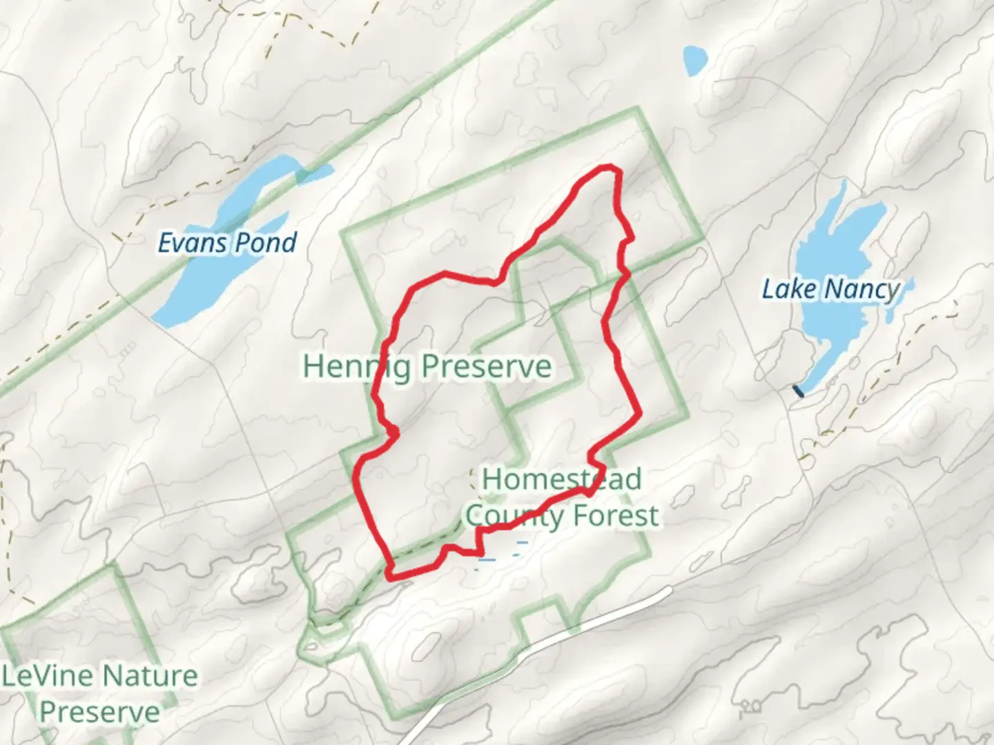 An image depicting the trail Yellow Trail Loop via Cadman Creek and its surrounding area.