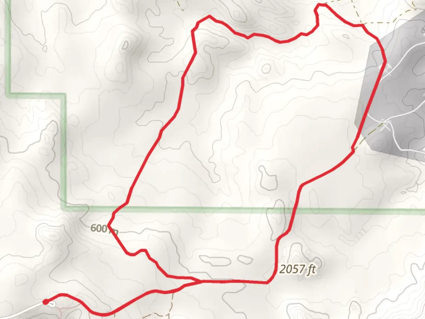 An image depicting the trail Fire Canyon-Silica Dome Loop and its surrounding area.
