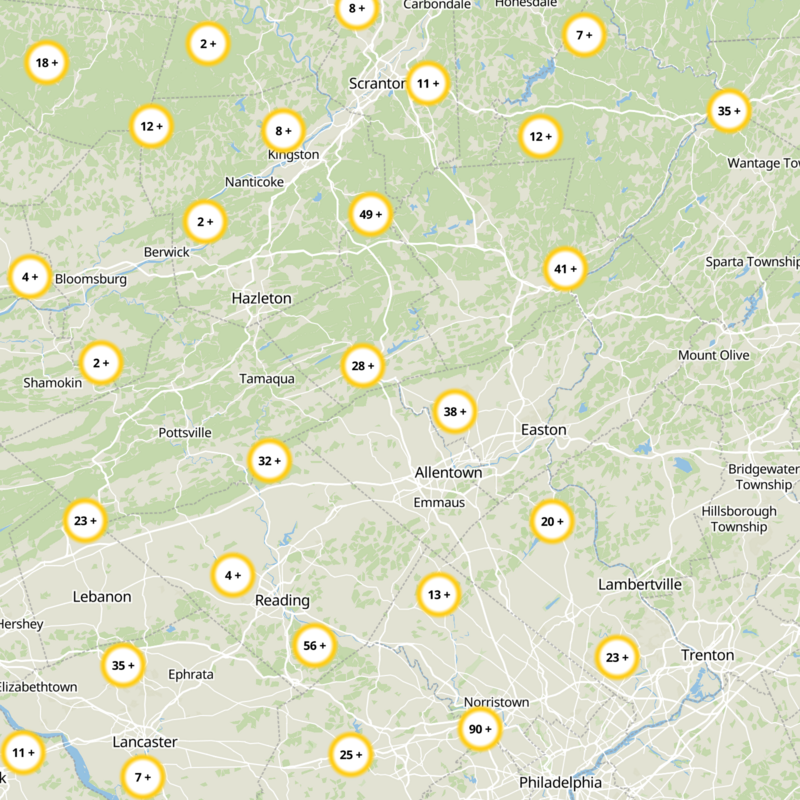 Lehigh County Static Map