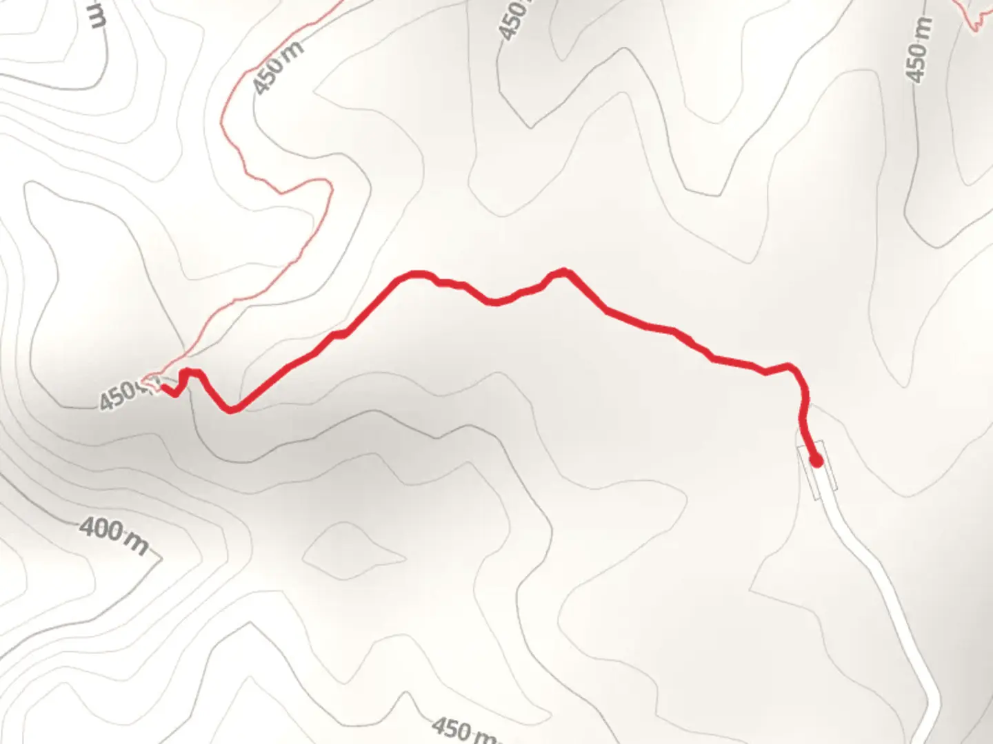 An image depicting the trail Gobblers Arch Trail and its surrounding area.