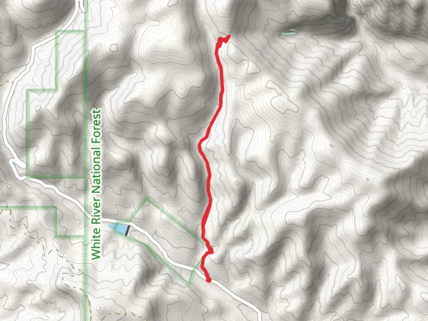 An image depicting the trail Cherry Creek Trail - New Castle Buford Road and its surrounding area.