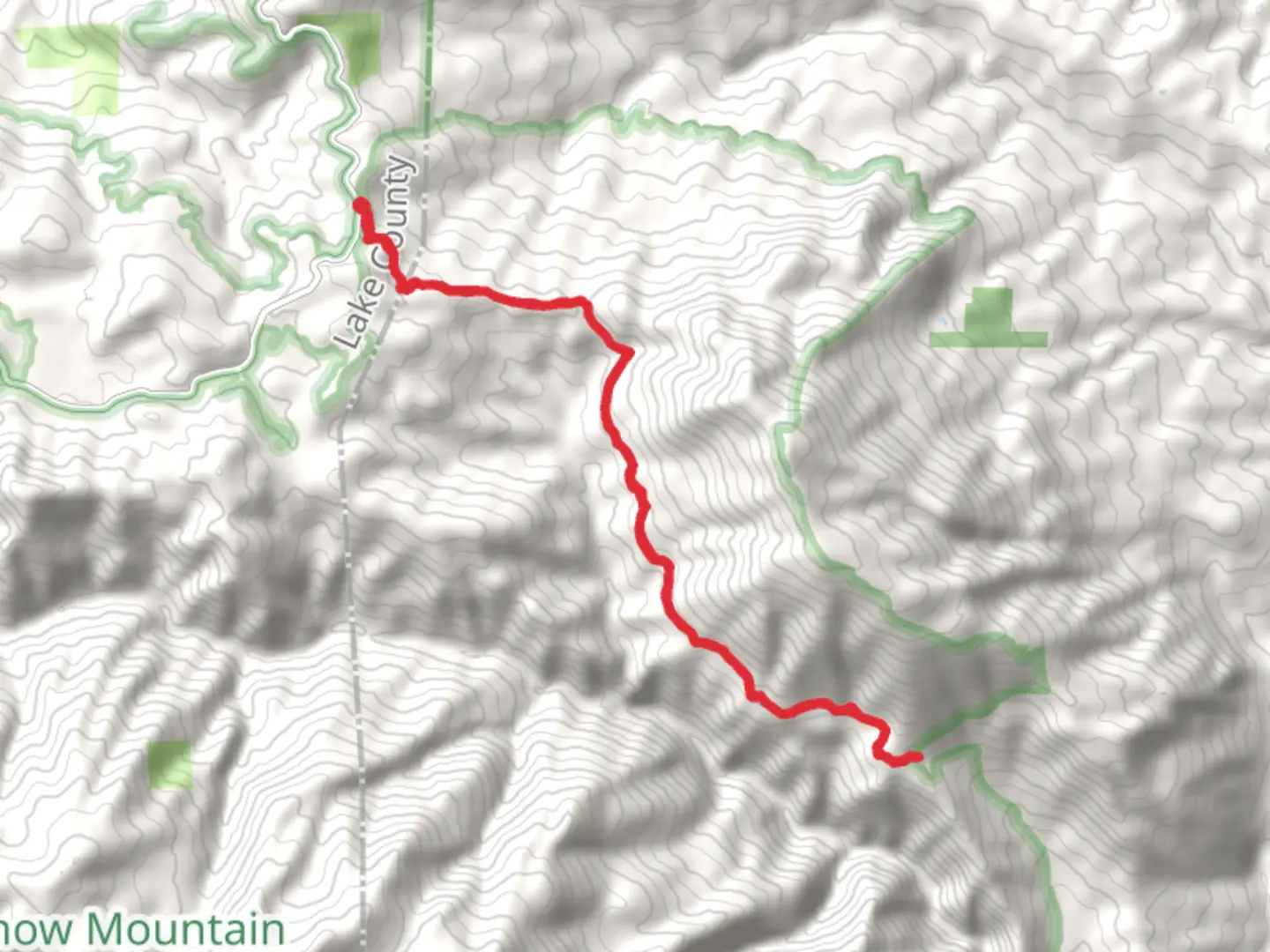 An image depicting the trail Bear Wallow Trail and its surrounding area.