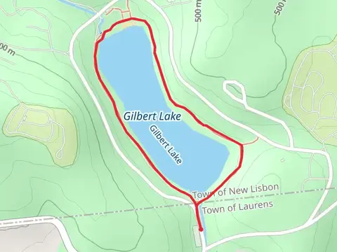 Gilbert Lake Loop Trail from Gross Road