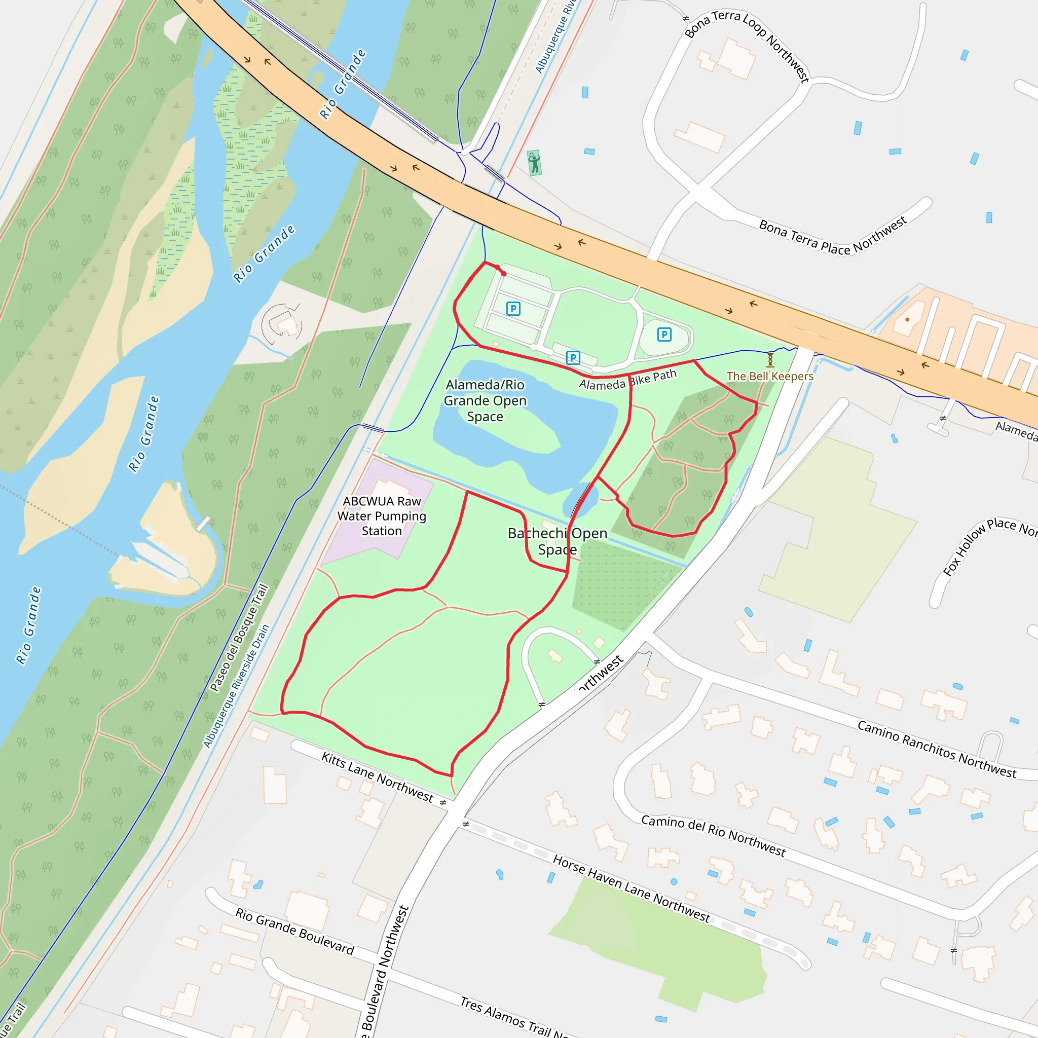Bachechi Open Space Loop mobile static map