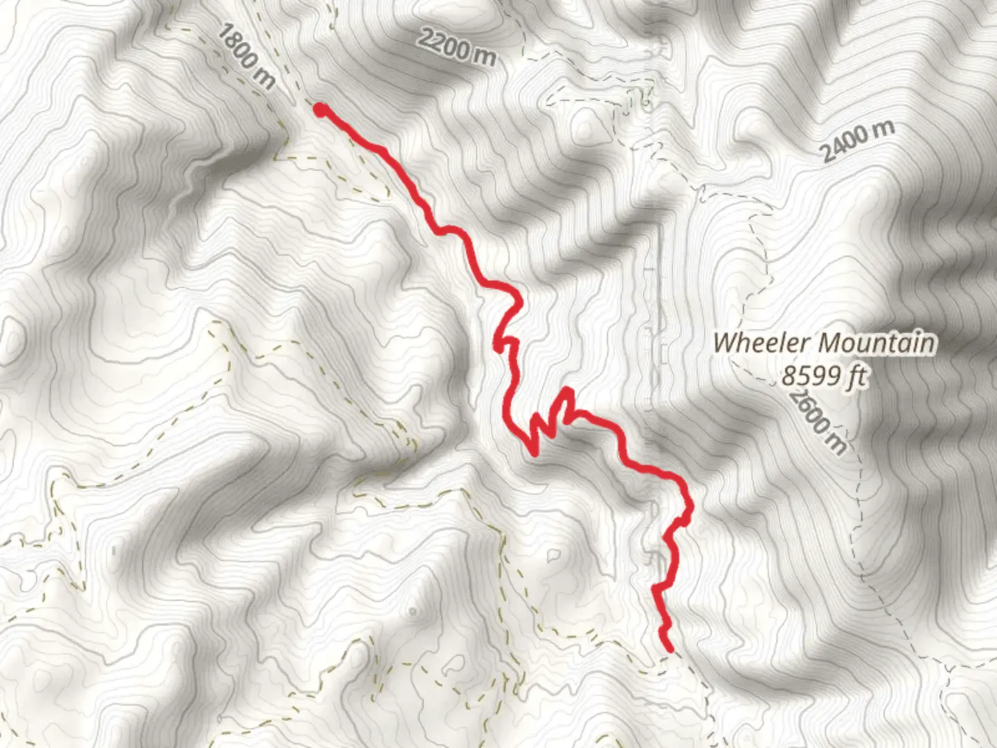 An image depicting the trail Lower Big Bear Trail and its surrounding area.