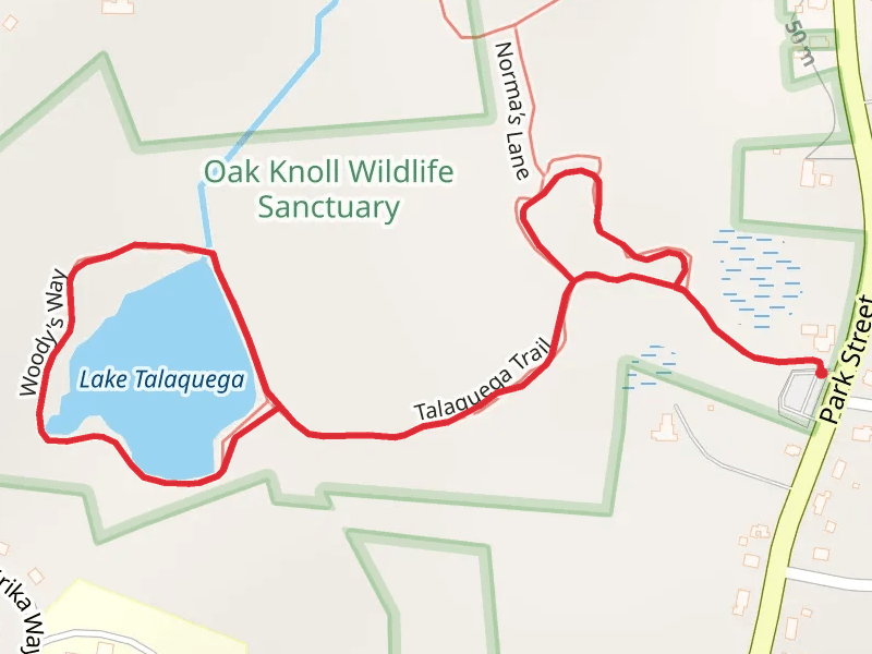 Lake Talaquega Loop from Park Street