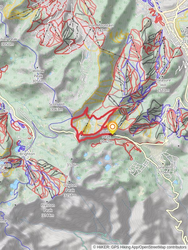 Jupiter Peak and Scott's Bypass Loop