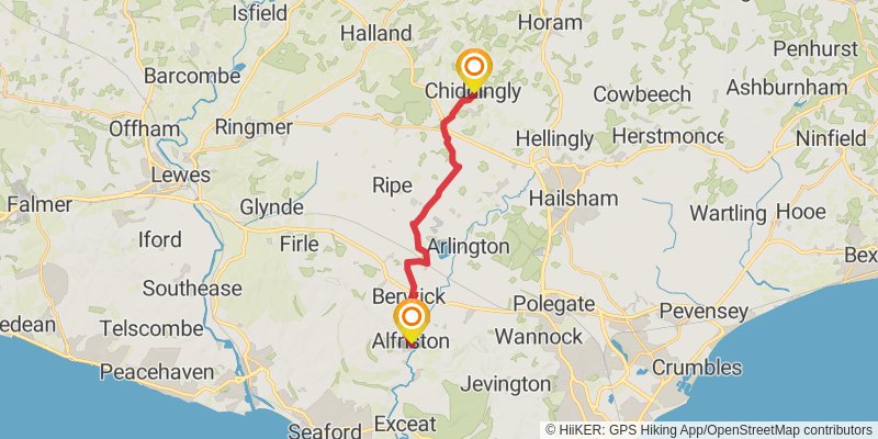 Vanguard Way stage 5 Map