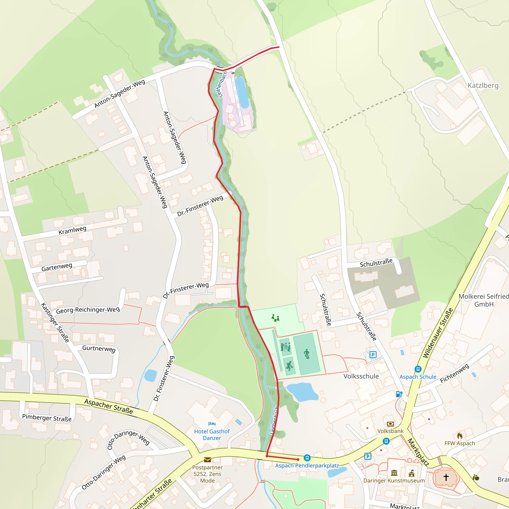 Dr Hans-Finsterer-Weg mobile static map