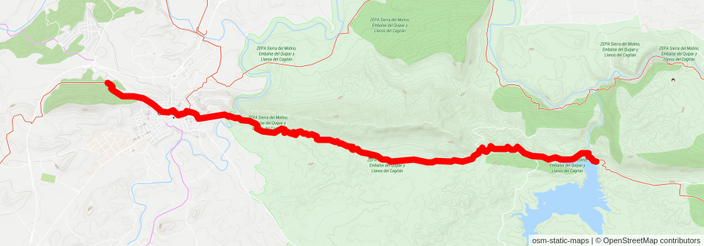 GR 7 - Andalucia stage 7 Map