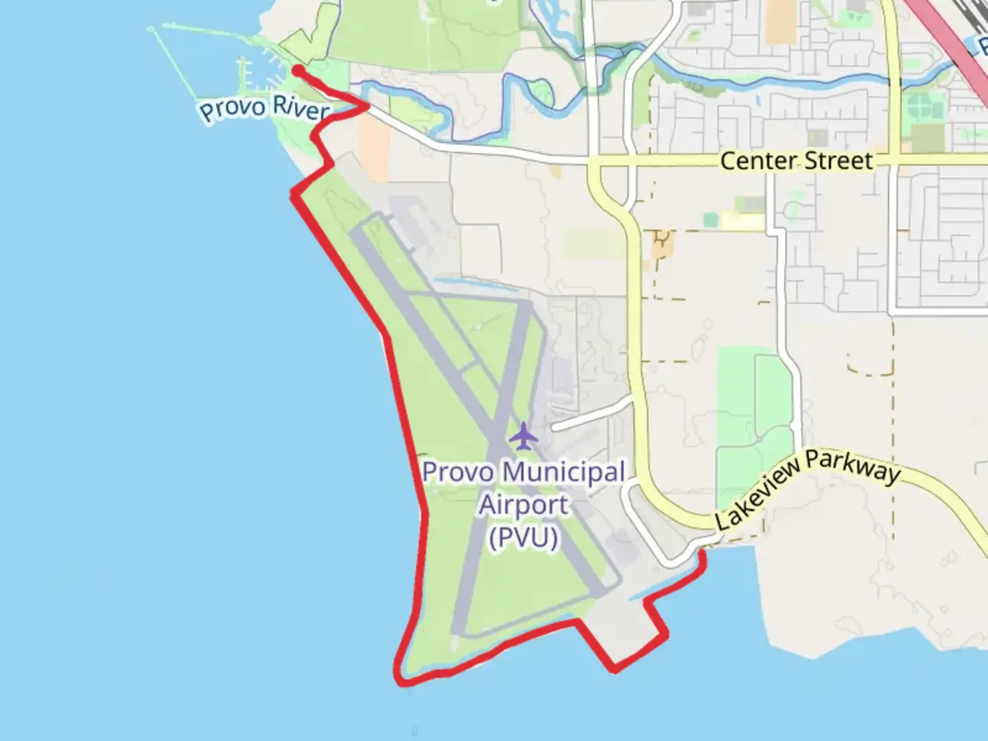 An image depicting the trail Utah Lake State Park and its surrounding area.