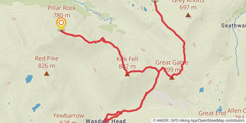 Wainwright Memorial Walk stage 8 Map