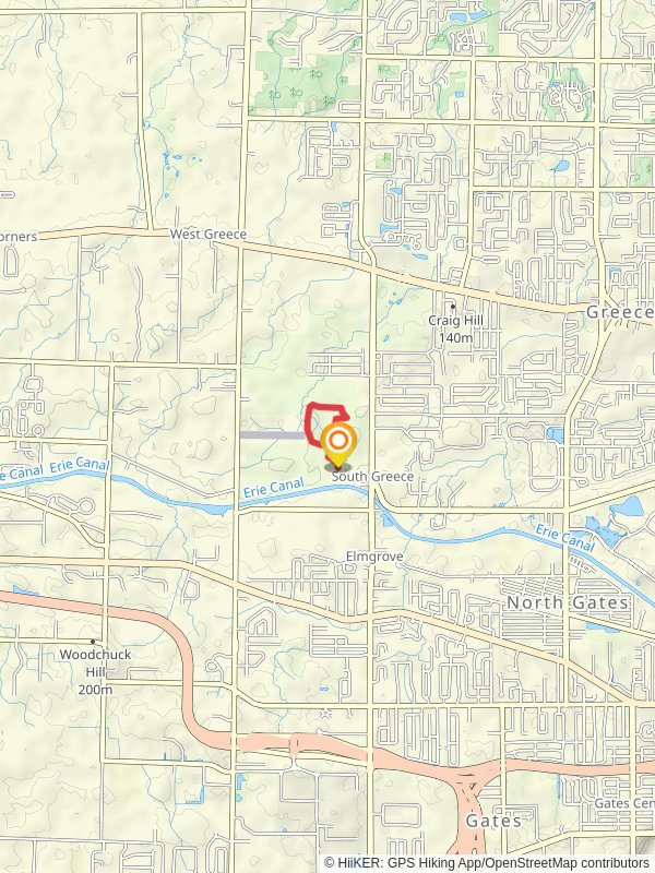 Greece Canal Park Loop mobile static map