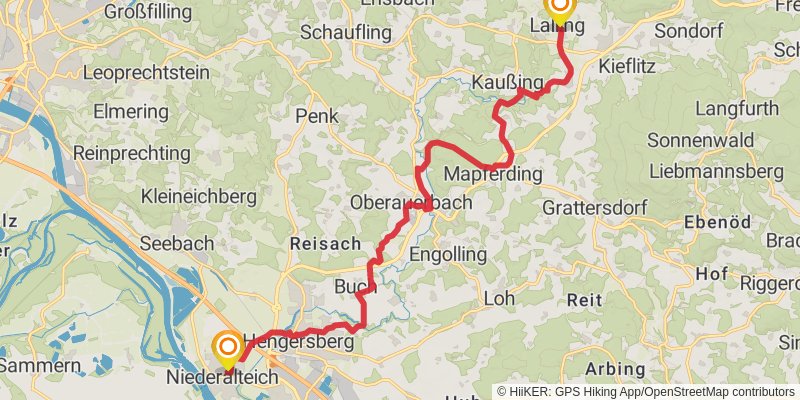 Gunthersteig stage 1 Map