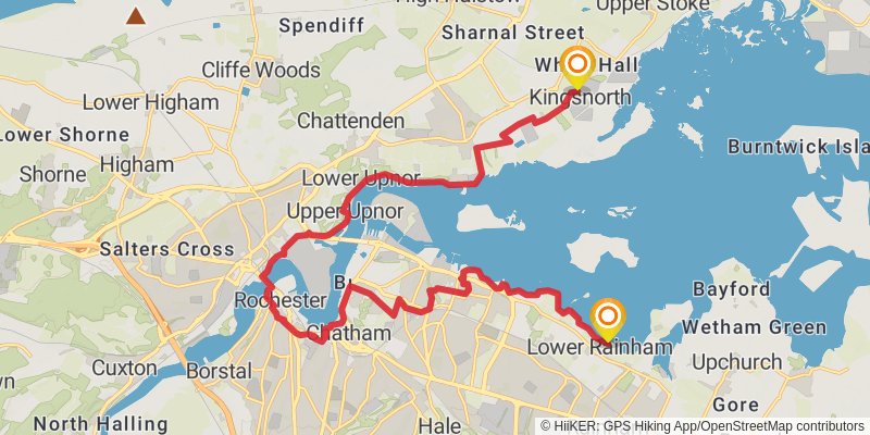 Thames Estuary Trail stage 7 Map