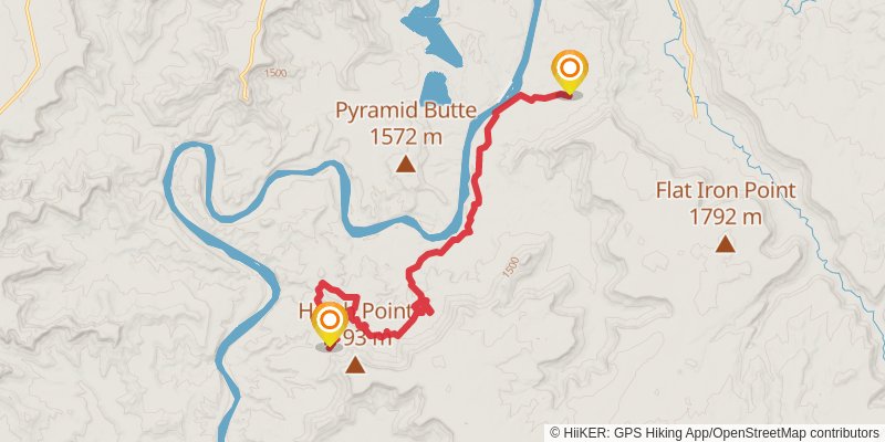 American Discovery Trail - Utah stage 12 Map