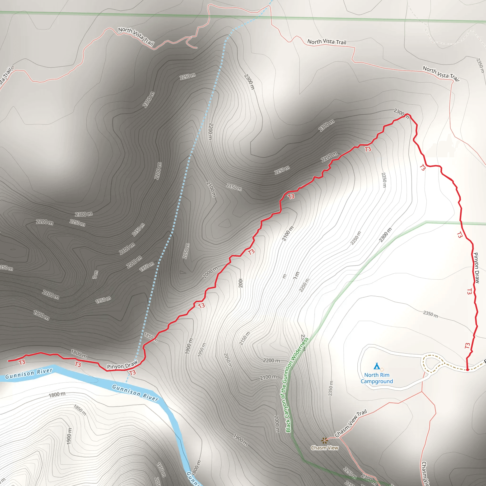 Pinyon Draw mobile static map