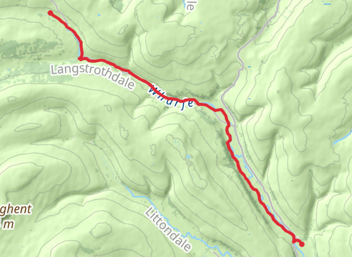 Dales Way day 3 mobile static map
